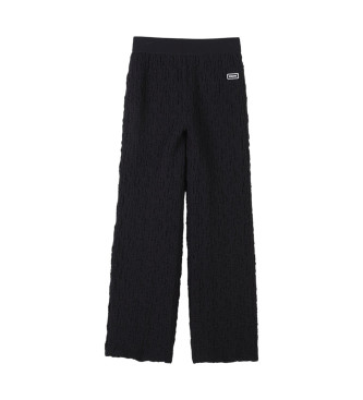 DKNY Zwarte wijde broek