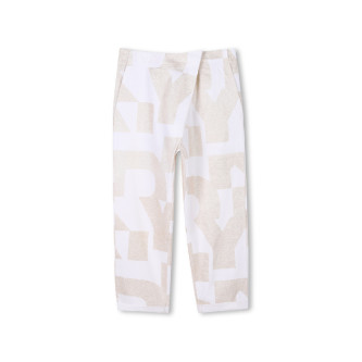 DKNY Calas de linho douradas