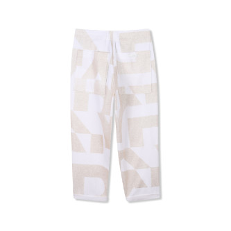 DKNY Calas de linho douradas