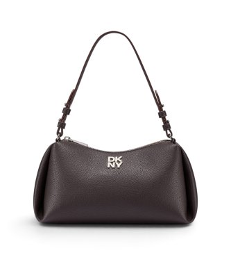 DKNY Mørkebrun Remy-taske