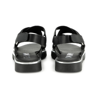 DKNY Sandlias de couro preto