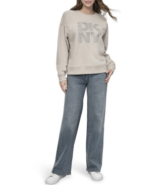 DKNY Sweater New York Mix beige