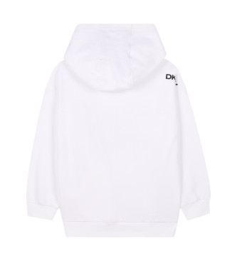 DKNY Sudadera con logo estampado blanco