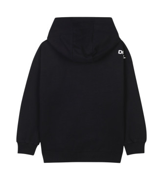 DKNY Sweatshirt avec logo imprim noir