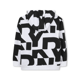 DKNY Felpa con cappuccio bianca