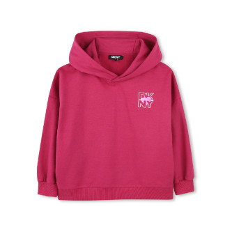 DKNY Pink Hooded Sweatshirt