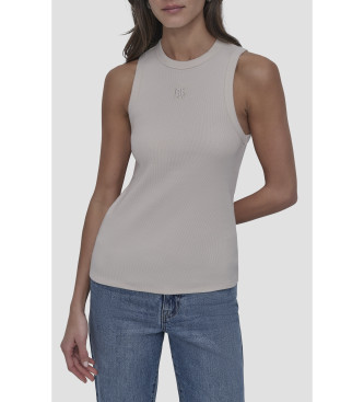 DKNY Top Logo beige