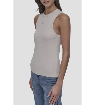 DKNY Top Logo beige