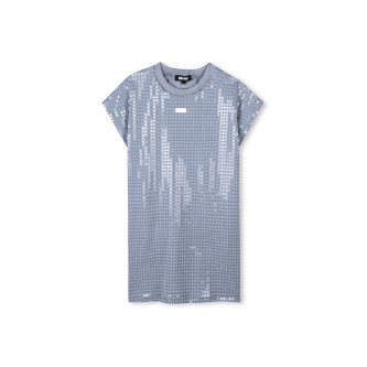 DKNY Modra obleka z bleščicami