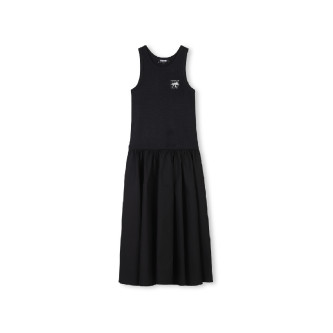 DKNY Črna midi obleka