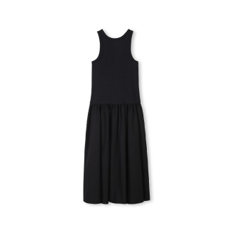 DKNY Črna midi obleka