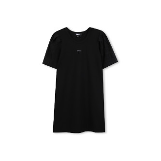 DKNY Milano obleka črna