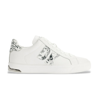 DKNY Sapatilhas de couro branco Abeni