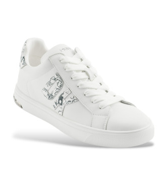 DKNY Sapatilhas de couro branco Abeni