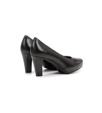 Dorking by Fluchos Blesa leather shoes D5794 Sugar black -Heel height: 8 cm