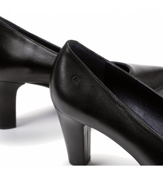 Dorking Sapatos de couro Blesa D5794 Sugar black -Altura do calcanhar: 8 cm