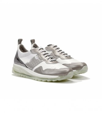 Dorking Navy D8197 white, taupe leather sneakers