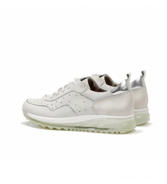 Dorking Leather sneakers D8201NBSLA white, silver