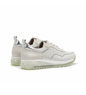 Dorking Leather sneakers D8201NBSLA white, silver