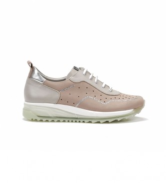 Dorking Leather sneakers D8201NBSLA pink, taupe, silver