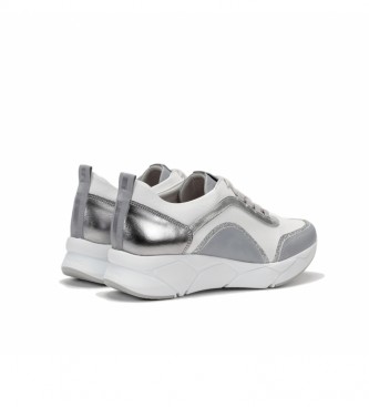 Dorking Sneakers in pelle Cocoa D8209 bianco, argento
