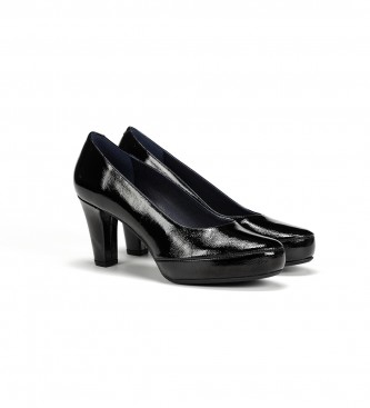 Dorking by Fluchos Chaussures en cuir D5794 Blesa noir - Hauteur du talon 6cm