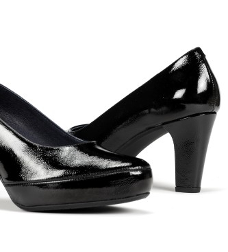 Dorking by Fluchos Leren schoenen D5794 Blesa zwart -Hoogte hak 6cm