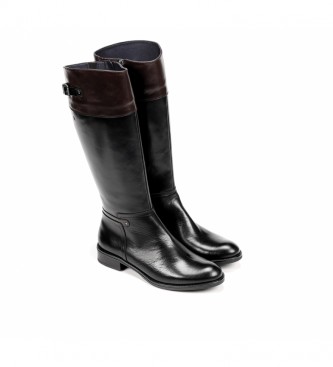 Dorking by Fluchos Botas de couro Earth D7687 preto