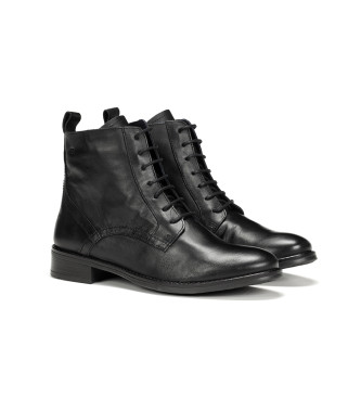 Dorking by Fluchos Harvard Leather Ankle Boots D8343-SU Black