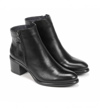 Dorking by Fluchos Leather ankle boots Lexi Black -Heel height 6cm