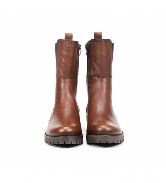 Fluchos Leather boots D8647-IN Light Brown