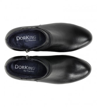 Dorking by Fluchos Botte en cuir D8673-Sunb Noir