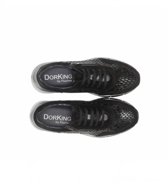 Dorking Zapatillas de piel D8678ISXAC negro