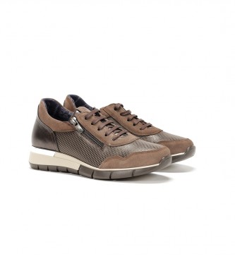 Dorking by Fluchos D8678MARCO light brown leather sneakers