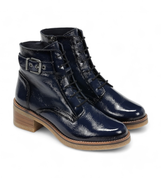 Dorking by Fluchos Bottines en cuir Lucero D8686 Navy