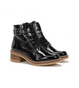 Dorking by Fluchos Lucero Leather Ankle Boots D8686 black 