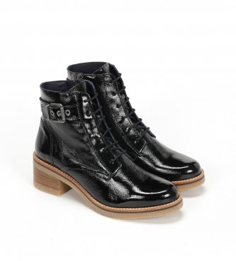 Dorking by Fluchos Lucero Leather Ankle Boots D8686 black 