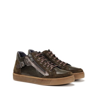 Dorking by Fluchos Leather Sneakers D8704 brown