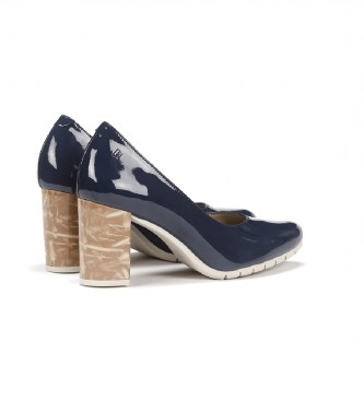 Fluchos Zapatos de tacn D8737-KF Azul oscuro -Altura tacn: 8cm-