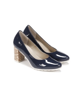 Fluchos Chaussures  talons D8737-KF Bleu fonc -Hauteur du talon : 8cm