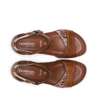 Dorking by Fluchos Usnjene sandale D8785 brown