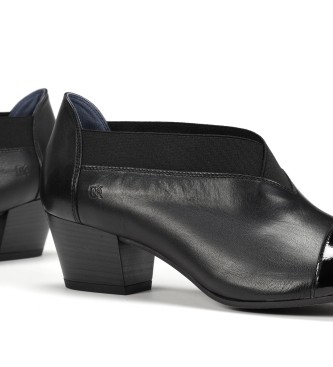 Dorking by Fluchos Leather Shoes Dora D8880 black -Heel height 5cm