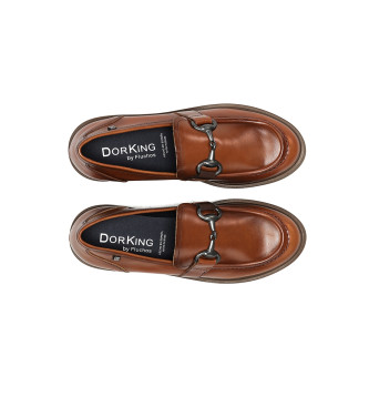 Dorking by Fluchos North Leder Mokassins D8978 braun