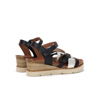 Dorking by Fluchos Agnes Leather Sandals D9055 -6cm wedge height