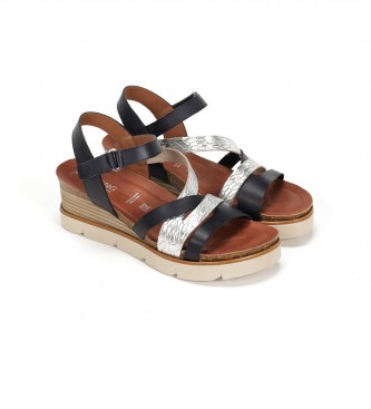 Dorking by Fluchos Agnes Leather Sandals D9055 -6cm wedge height