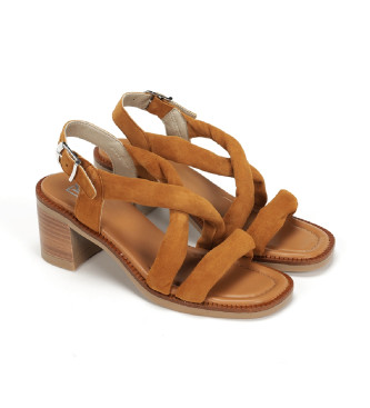 Dorking by Fluchos Leather Sandals D9067 brown