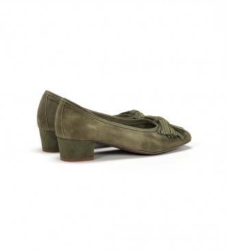 Dorking by Fluchos Sapatos de couro Pamel Verde - Altura do calcanhar 5cm