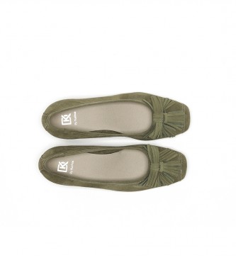Dorking by Fluchos Sapatos de couro Pamel Verde - Altura do calcanhar 5cm