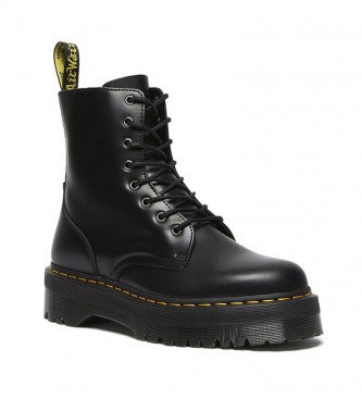 Dr Martens Quad Retro Jadon black leather boots -Platform height: 4 cm