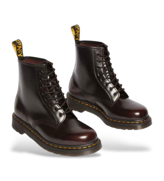 Dr Martens Botas 1460 de piel Arcadia en Rojo Cereza  
